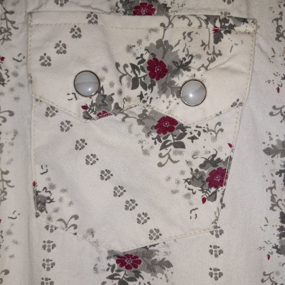 WALLS RANCH WEAR PEARL SNAP BUTTON DOWN LONG SLEEVE SHIRT - Picture 6 of 8